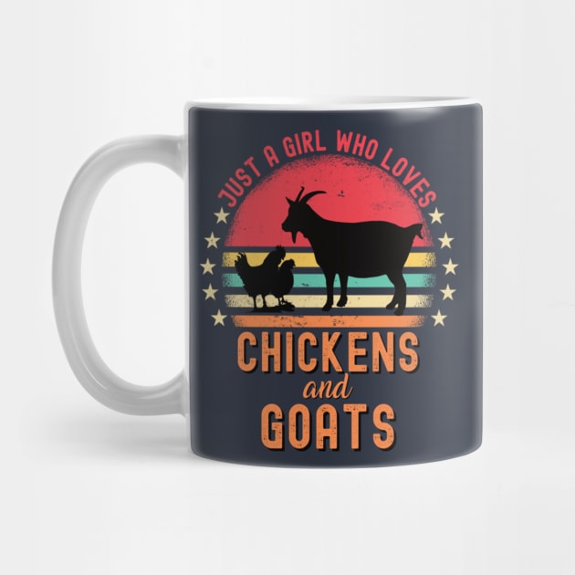 Just A Girl Who Loves Chickens And Goats by Distefano